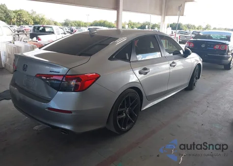 2024 Honda Civic Sport из США, поврежденный, VIN 2HGFE2F55RH566126